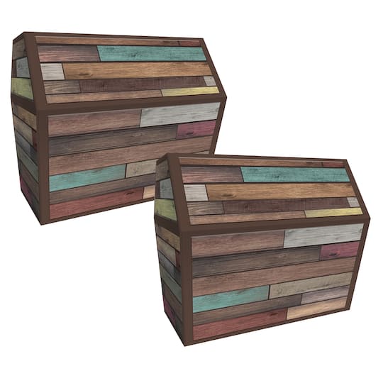 Teacher Created Resources Reclaimed Wood Design Chest, 2ct.